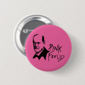 PINK FREUD Psychoanalysis Sound Edition Ronde Button 5,7 Cm (Voorkant /achterkant)