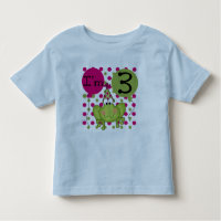 Pink Frog 3e verjaardag Tshirts en geschenken