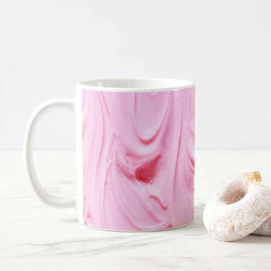 PInk Frosting Swirl Koffiemok (Met donut)
