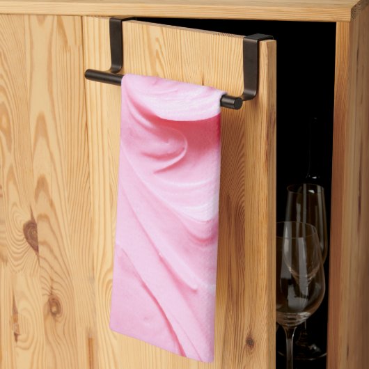 PInk Frosting Swirl Theedoek (Derde Gevouwen)