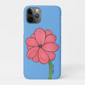 Pink Full Flower Case-Mate iPhone Case (Achterkant)