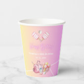 Pink Fun Pickleball 30ste verjaardagsfeestje Papieren Bekers (Voorkant)