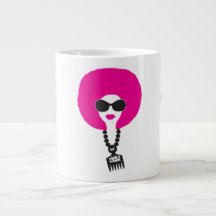 Pink Funk Afro Chick Dope Stuff Jumbo Mok