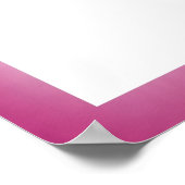 PINK FUZZY GRENS POSTER (Hoek)