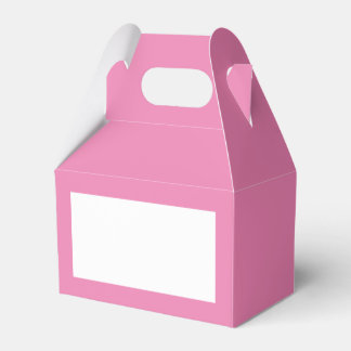 Pink Gable Favor Box Bedankdoosjes