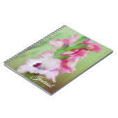 Pink Garden Flowers Art Journal Personnaliser (Côté gauche)