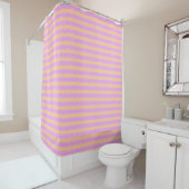 Pink Geometric  Douchegordijn (In situ)