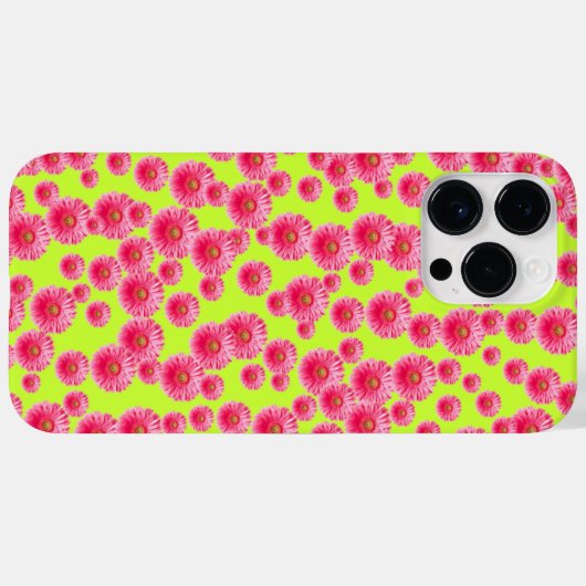 Pink Gerber Daisies Case-Mate iPhone Case (Achterkant (horizontaal))