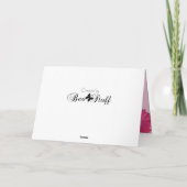 Pink Gerber Daisy Bonne carte d'anniversaire (Dos)