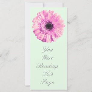 Pink Gerbera Bladwijzer Sjabloon