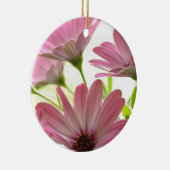 Pink Gerbera Daisies Keramisch Ornament (Rechts)