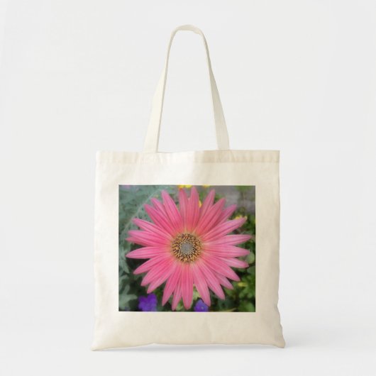 Pink Gerbera Daisy Budget Tas (Voorkant)