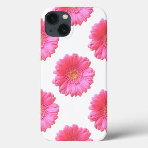Pink gerbera daisy iPhone 13 hoesje