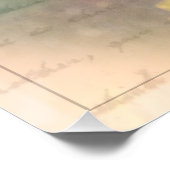 Pink Gerbera Daisy Collage Perfect Poster (Hoek)