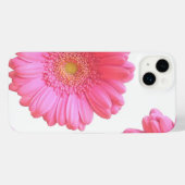Pink gerbera daisy iPhone hoesje (Achterkant horizontaal)