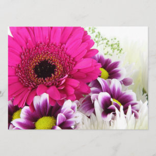 Pink Gerbera Daisy Kaart