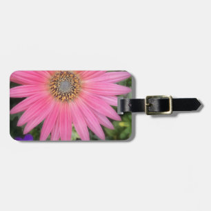 Pink Gerbera Daisy Lagguage Label Bagagelabel