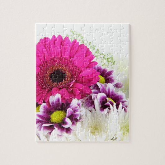 Pink Gerbera Daisy Legpuzzel (Verticaal)