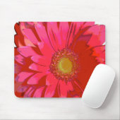 Pink Gerbera Daisy Mousepad Muismat (Met muis)