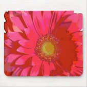 Pink Gerbera Daisy Mousepad Muismat (Voorkant)