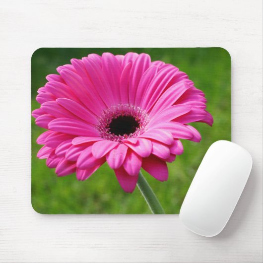 Pink Gerbera Daisy Muismat (Met muis)