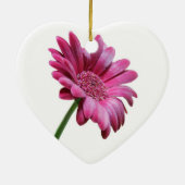 Pink Gerbera Daisy Ornament (Achterkant)