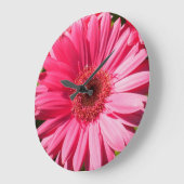 Pink Gerbera Daisy Wall Clock Grote Klok (Hoek)