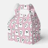 Pink Ghost Halloween Bedankdoosjes (Voorkant Zijde)