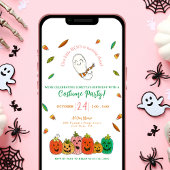 Pink Ghost Kostuum Party Verjaardag Kaart