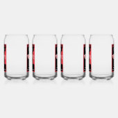 Pink Gin Blikvorm Glas (Links)