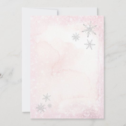 Pink Gingerbread House Decorating Party Invitation (Dos)