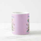 Pink Gingerbread House Kids Name Mug (Centre)