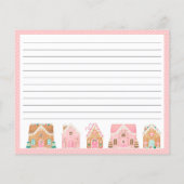 Pink Gingerbrood House | Vakantiegeld — Kaart (Achterkant)