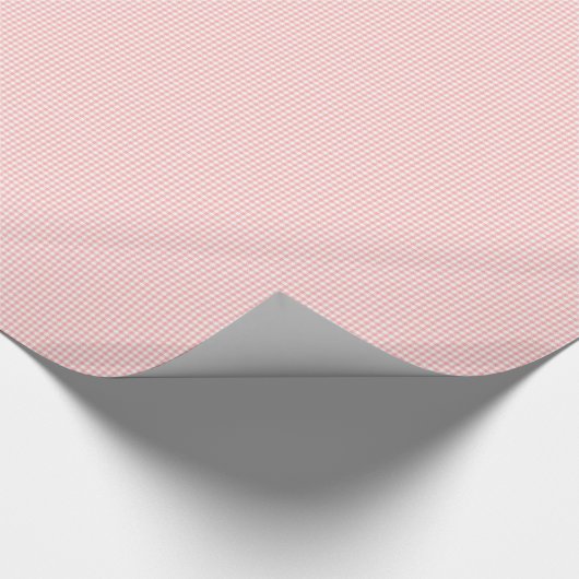 Pink Gingham Cadeaupapier (Hoek)