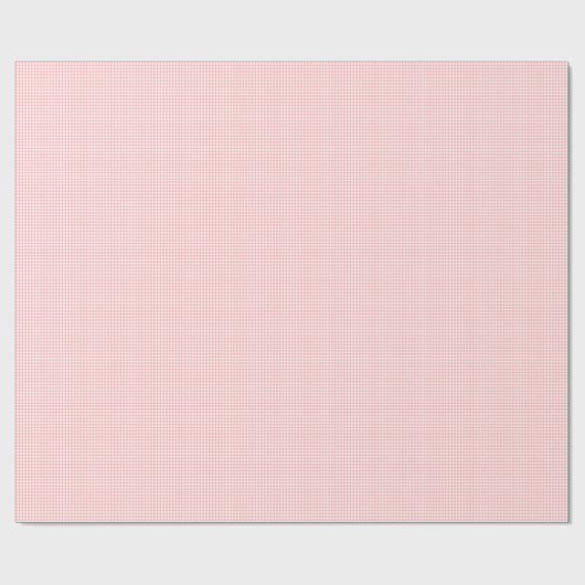 Pink Gingham Cadeaupapier (Vlak)