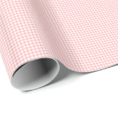 Pink Gingham Cadeaupapier (Rol Hoek)
