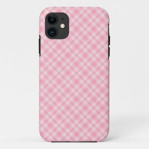 Pink Gingham iPhone 11 Hoesje