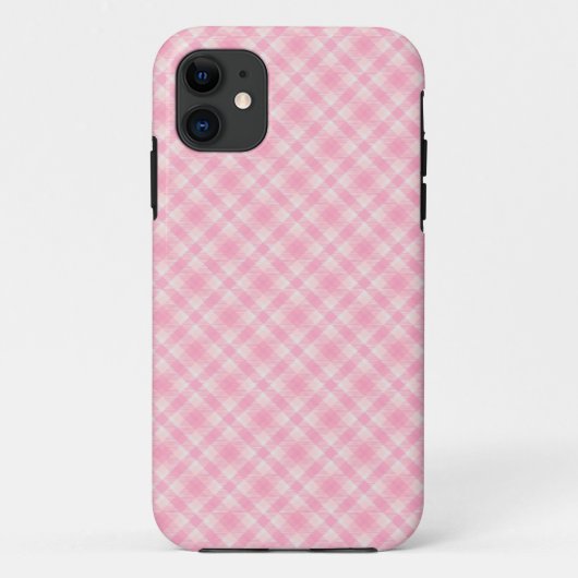 Pink Gingham Case-Mate iPhone Case (Achterkant)