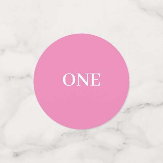 Pink Gingham en Cupcake verjaardag Confetti (Kleine voorkant)