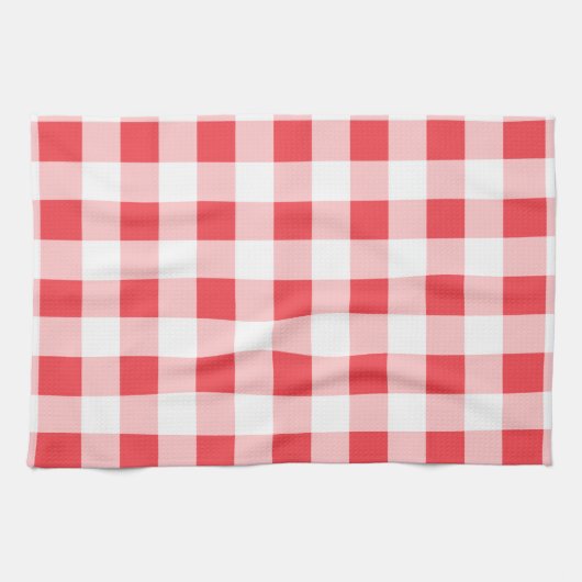 Pink Gingham Kitchen Towel Theedoek (Horizontaal)