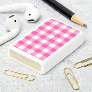 Pink Gingham Plaid Cottagecore