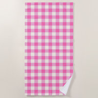 Pink Gingham Plaid Cottagecore