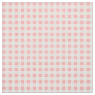 Pink Gingham Stof