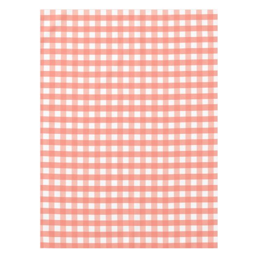 Pink Gingham Tafelkleed (Voorkant)