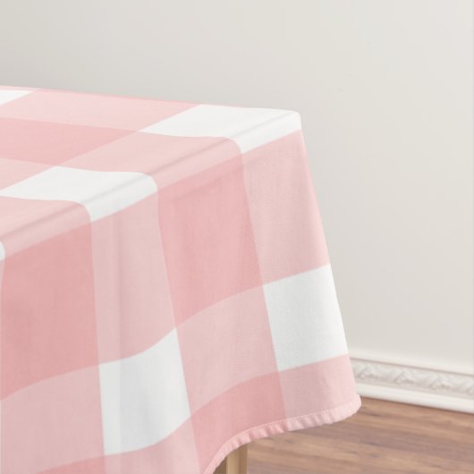 Pink Gingham Tafelkleed (Voorbeeld)