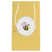 Pink Girl Bumble Bee Honeycomb Cadeau Sac (Devant)