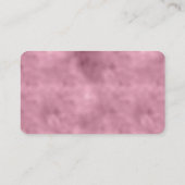 Pink Glam Glitz Glitter Visitekaartje (Achterkant)