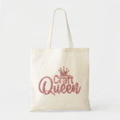 Pink Glitter Craft Queen Tote Bag (Voorkant)