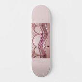 Pink Glitter Naam Emma Skateboard (Voorkant)