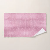 Pink Glitzy Chic Glam Sparkle Bad Handdoek (Handdoek)